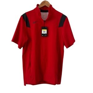 NEW Nike Men’s Short Sleeve Coaches Baseball Jacket Red Small